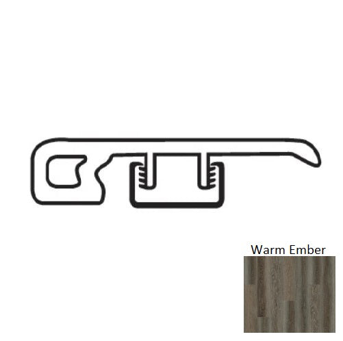Colebrook Vinyl Warm Ember Cwarm End Cap Urethane 1