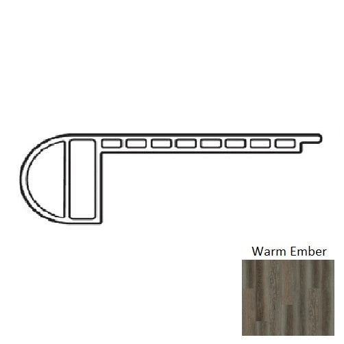 Colebrook Vinyl Warm Ember Cwarm Stair Nose Urethane 1