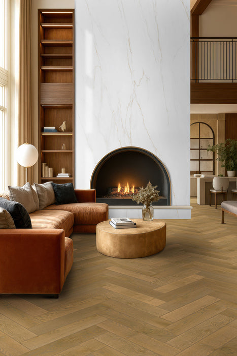 McCarranHerringbone Herringbone Wayland Engineered Hardwood Flooring - Low Gloss