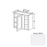Essential Wood Shaker White Wall Cabinet Shaker White 1