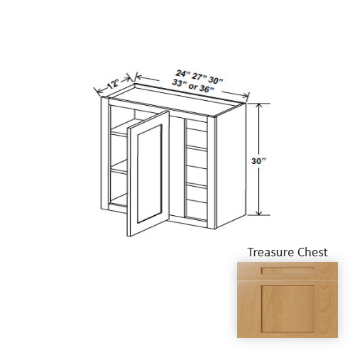 Charm Wood Treasure Chest Wall Cabinet Treasure Chest 1