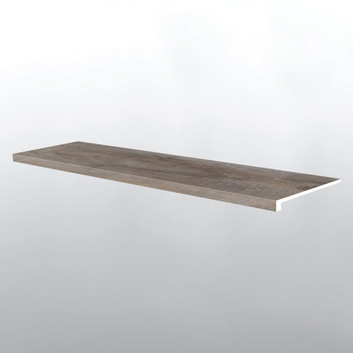 XL Prescott Weathered Brina Luxury Vinyl Moulding / Trim - 12" x 47.25" Stair Tread Eased Edge