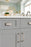 Kane Zinc Weathered Nickel Cabinet Pull 3