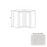 Double Shaker Style Wood Dove White Wall Cabinet Dove White 1