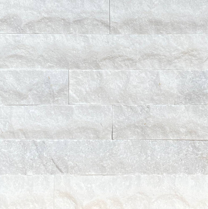 White Marble Veneer Split Face 1