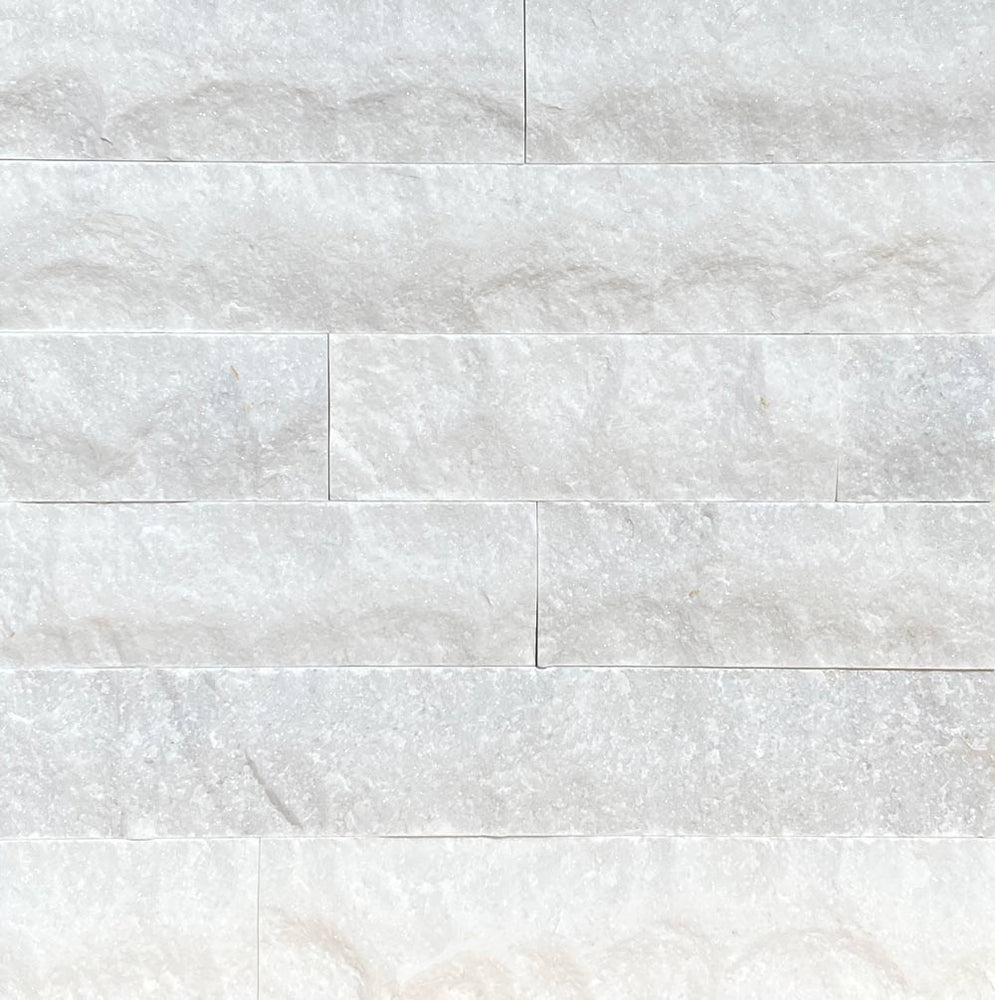 White Marble Veneer Split Face 1