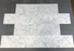 White Carrara Marble Tile - 12" x 24" Honed