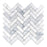 White Carrara Marble Mosaic - Honed 1