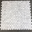 White Carrara Marble Mosaic - 2" Hexagon Honed