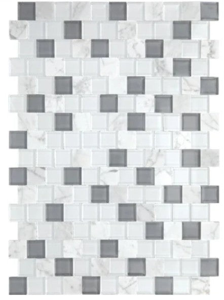 Perfit Mosaix Natural Stone White Carara PT48 Mosaic Polished 1