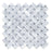 White Carrara Marble Mosaic Honed 1