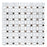 White Carrara Honed Marble Mosaic - 13" x 13" x 3/8"