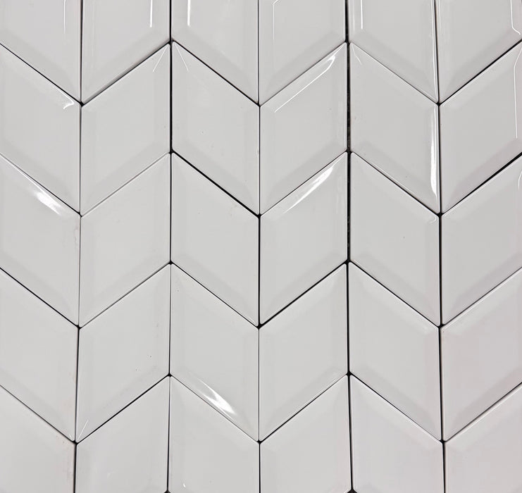 White Diamond Ceramic Tile - Polished