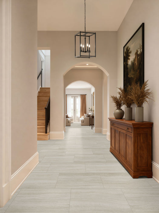 Everlife LVT Glenridge White Ocean Dryback Luxury Vinyl Plank Flooring - Low Gloss