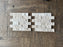 White Pearl Split Face Marble Mosaic - 2" x 4" Brick