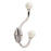 Globe Zinc & Ceramic White / Polished Chrome Hook 1