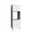 Wallkitchens Wood White Matte Oven Cabinet White Matte 1