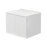 Shady White Wood Wall Bridge Cabinet 1