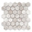 White Wood Marble Mosaic - Honed 1