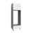 Wallkitchens Wood Black Matte Oven Cabinet Black Matte 1
