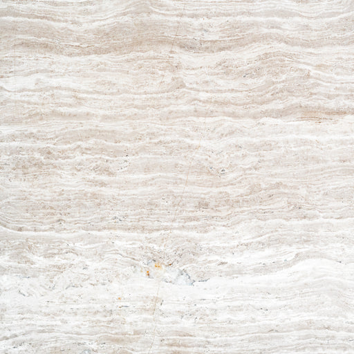 Full Tile Sample - White Wood Vein Cut Marble Tile - 12" x 24" x 1/2" Filled & Honed