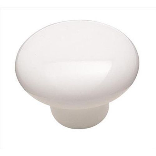 Everyday Heritage Ceramic White Cabinet Knob 1