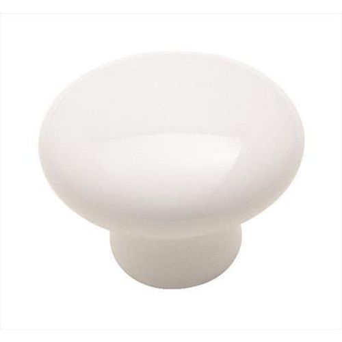 Everyday Heritage Ceramic White Cabinet Knob 1