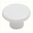 Everyday Heritage Plastic White Cabinet Knob 1