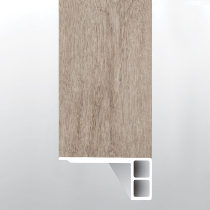 XL Prescott Whitfield Gray Luxury Vinyl Moulding / Trim - 2.75" x 94" Eased Edge Flush Stairnose