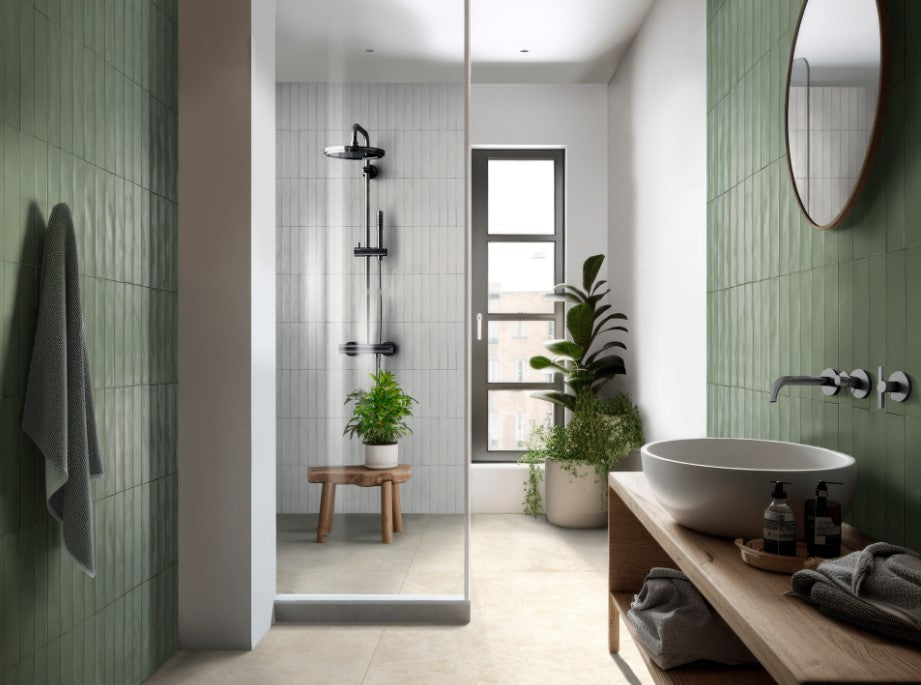 Wish Porcelain Green Tile Semi Matte 2