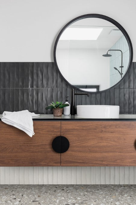 Wish Porcelain Black Tile Semi Matte 2