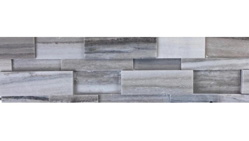 Wood Vein 3D Honed Marble Ledgestone - 6" x 24"
