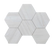 Wooden Vein Polished Marble Mosaic - 5" Hexagon
