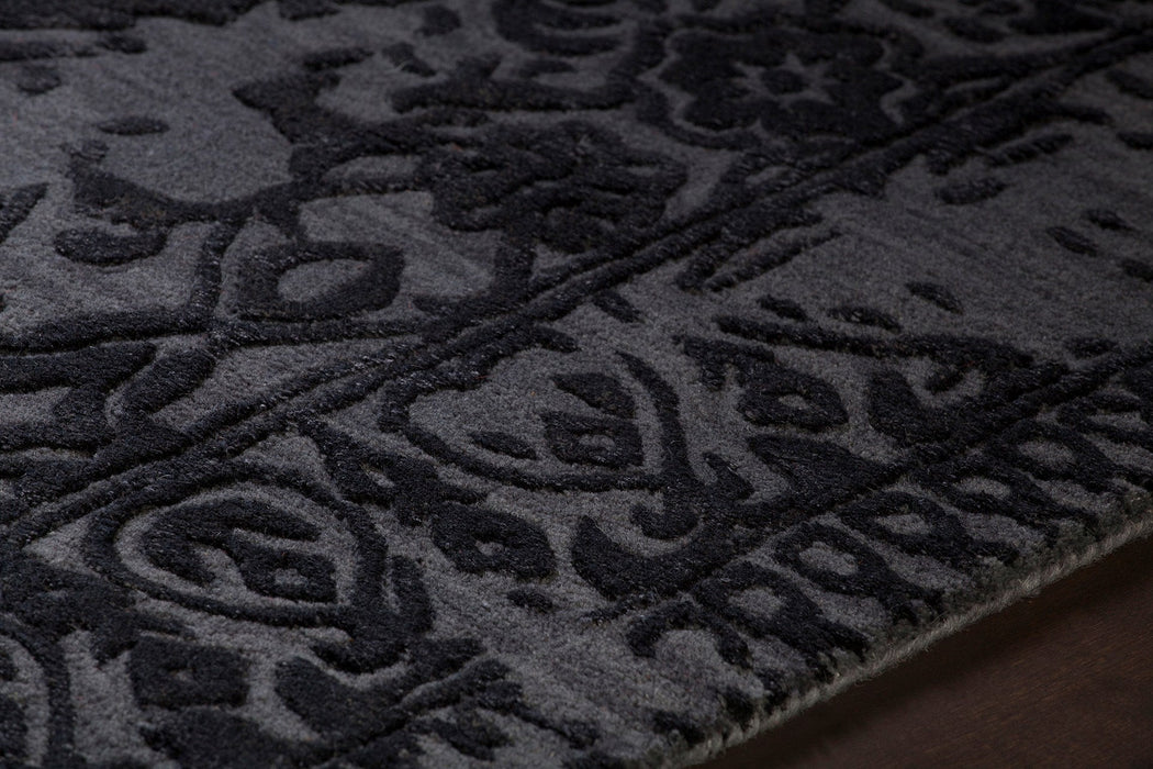 Wool 43700 Area Rug Textured 3