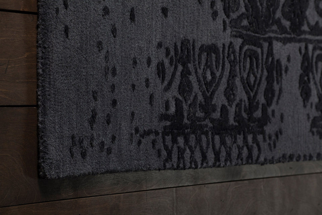 Wool 43700 Area Rug Textured 4