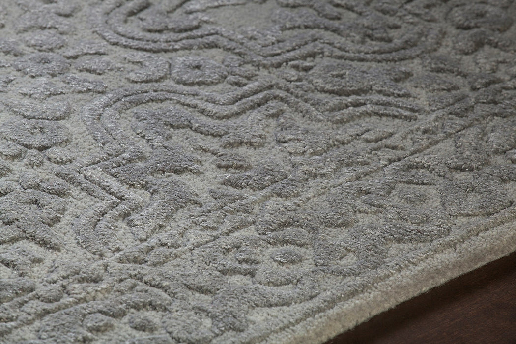 Wool 43702 Area Rug Textured 3