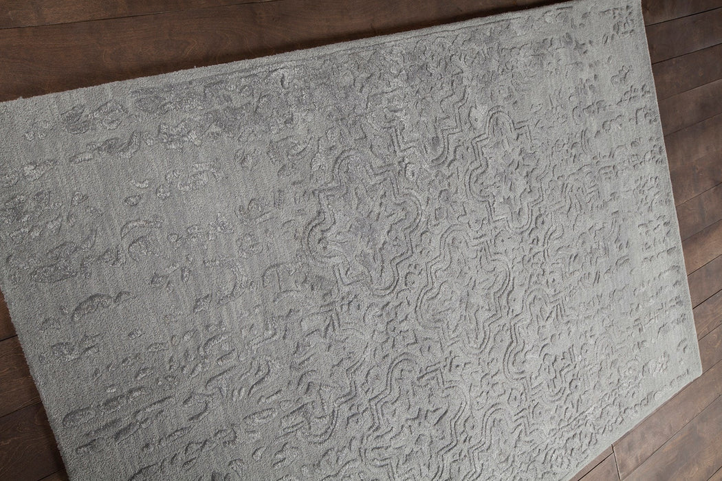 Wool 43702 Area Rug Textured 2