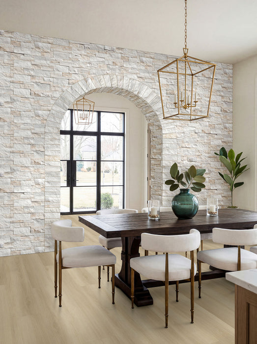 XL Rockmount Stacked Stone Panel Marble Arabescato Venato Ledgestone Natural 11