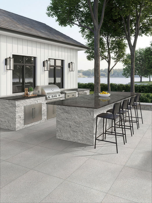 XL Rockmount Stacked Stone Panel Marble Laguna Gray Ledgestone Split Face 9