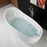 Acrylic White Bathtub Chrome 2