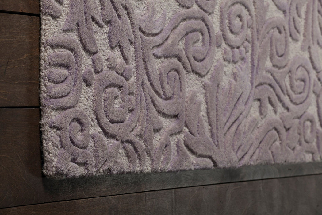 Wool 43802 Area Rug Textured 4