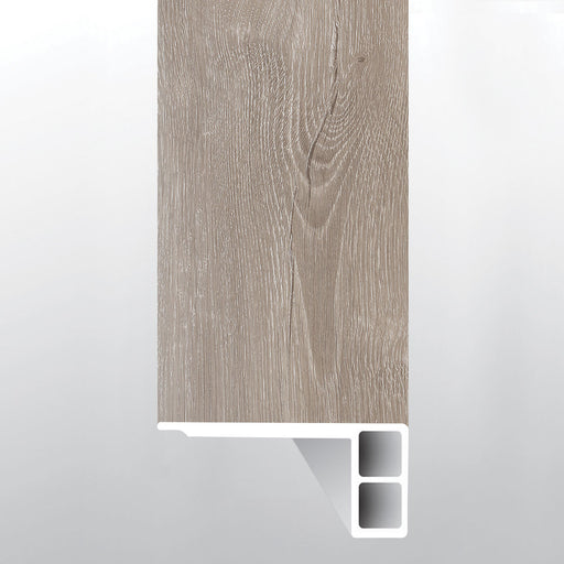 XL Ashton York Gray Luxury Vinyl Moulding / Trim - 2.75" x 94" Eased Edge Flush Stairnose