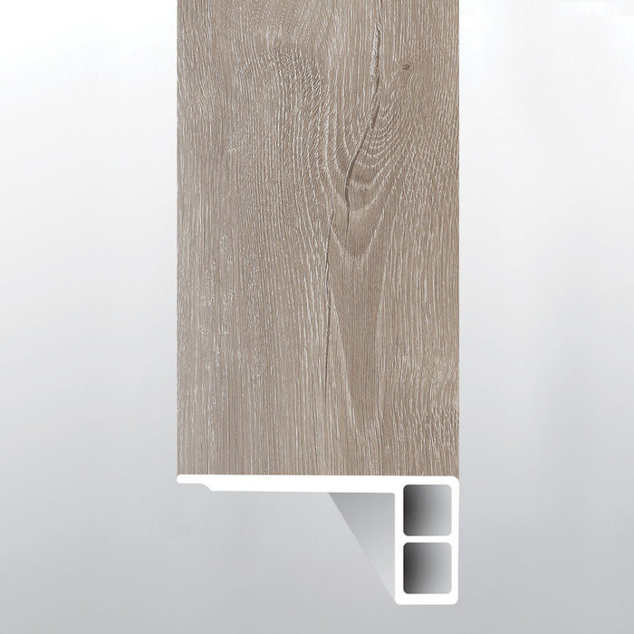 XL Ashton York Gray Luxury Vinyl Moulding / Trim - 2.75" x 94" Eased Edge Flush Stairnose
