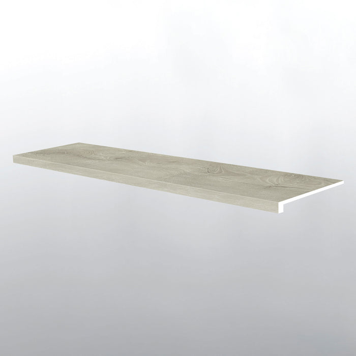 Everlife LVT Kallum York Gray Luxury Vinyl Moulding / Trim - 12" x 47.25" Stair Nose
