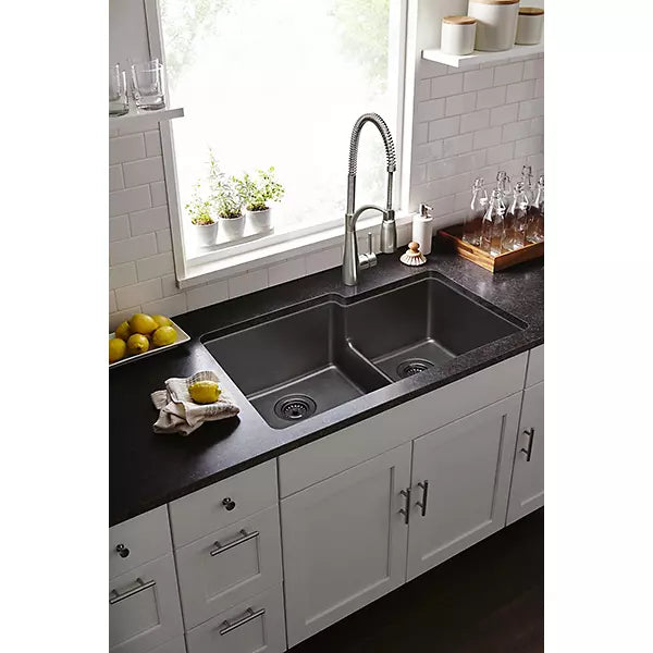 Avado Brass Lustrous Steel Kitchen Faucet Lustrous Steel 2