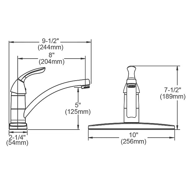 Brass Chrome Kitchen Faucet Chrome 3