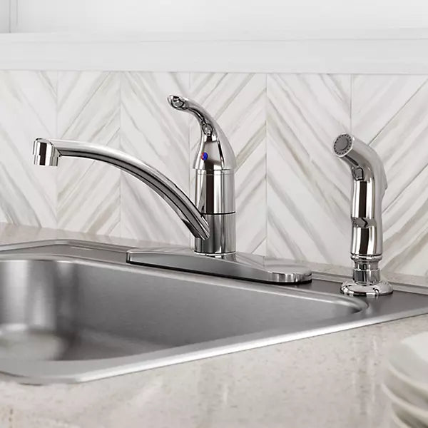 Brass Chrome Kitchen Faucet Chrome 2