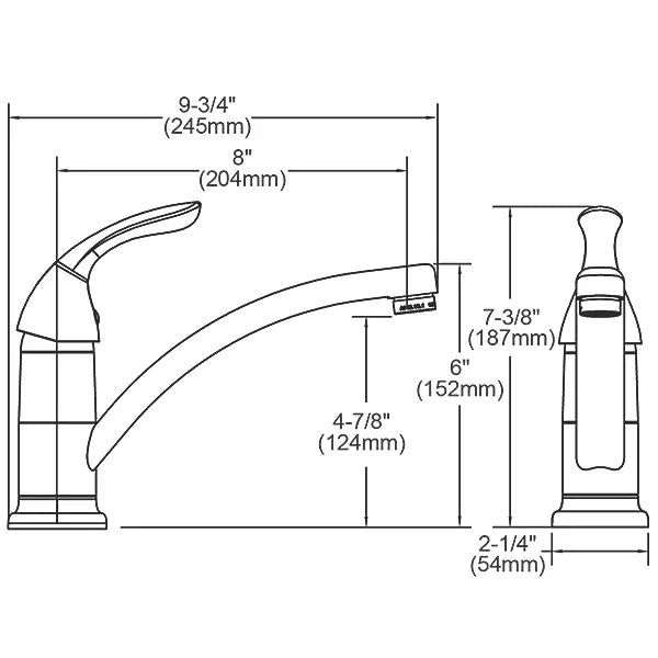 Brass Chrome Kitchen Faucet Chrome 4