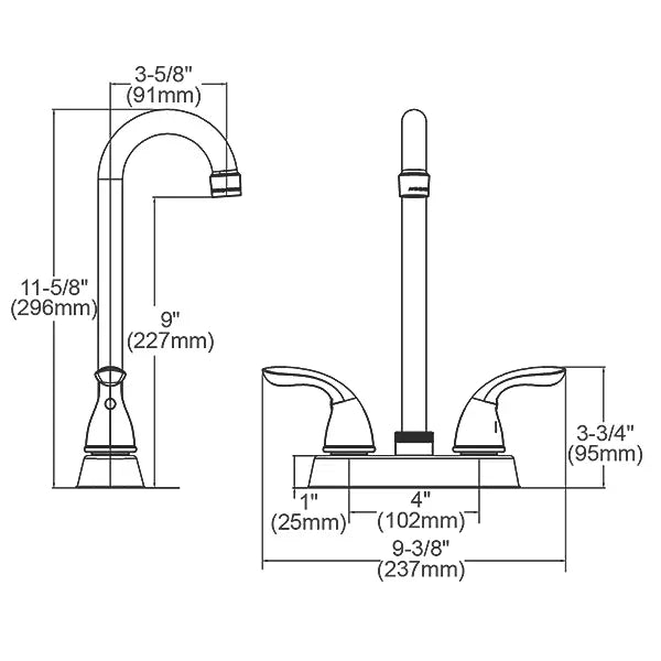 Brass Chrome Kitchen Faucet Chrome 4