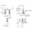 Chrome plated Brass Chrome Plated Brass Bathroom Faucet Chrome plated Brass 2